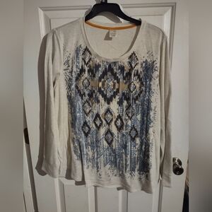 Terra and Sky long sleeve top